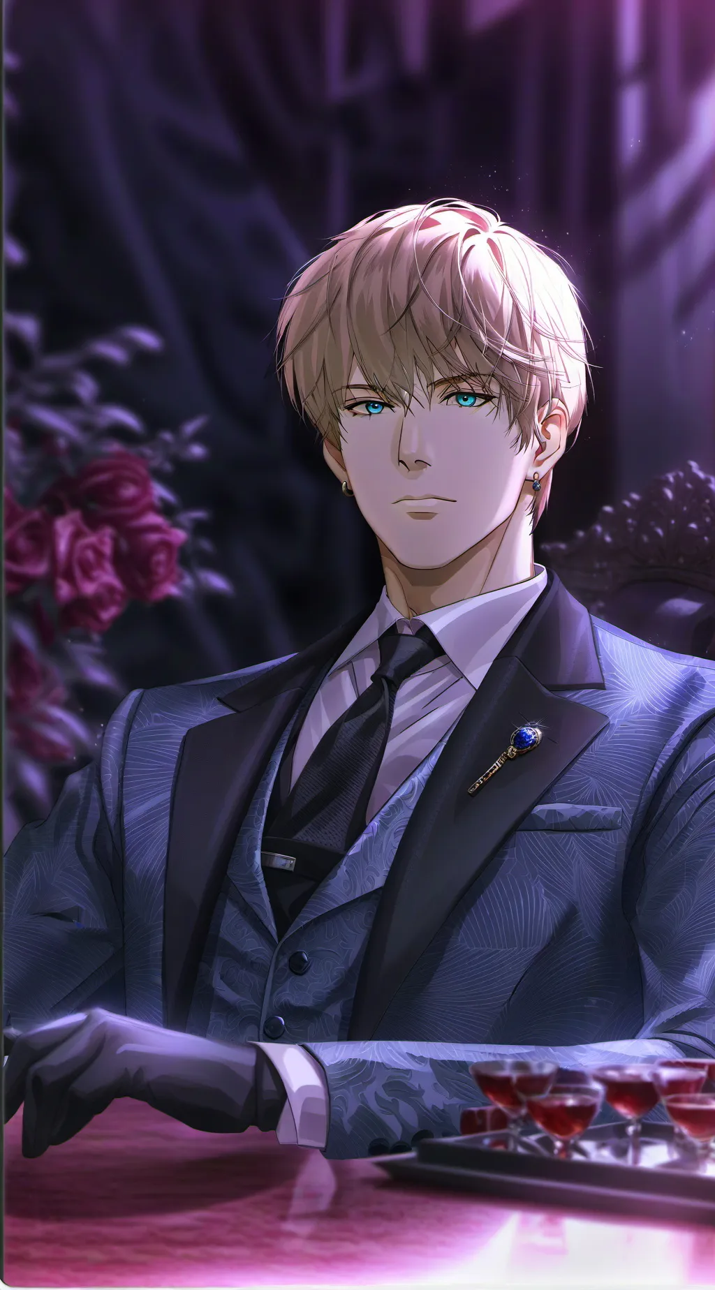 ai character: Stefano  background