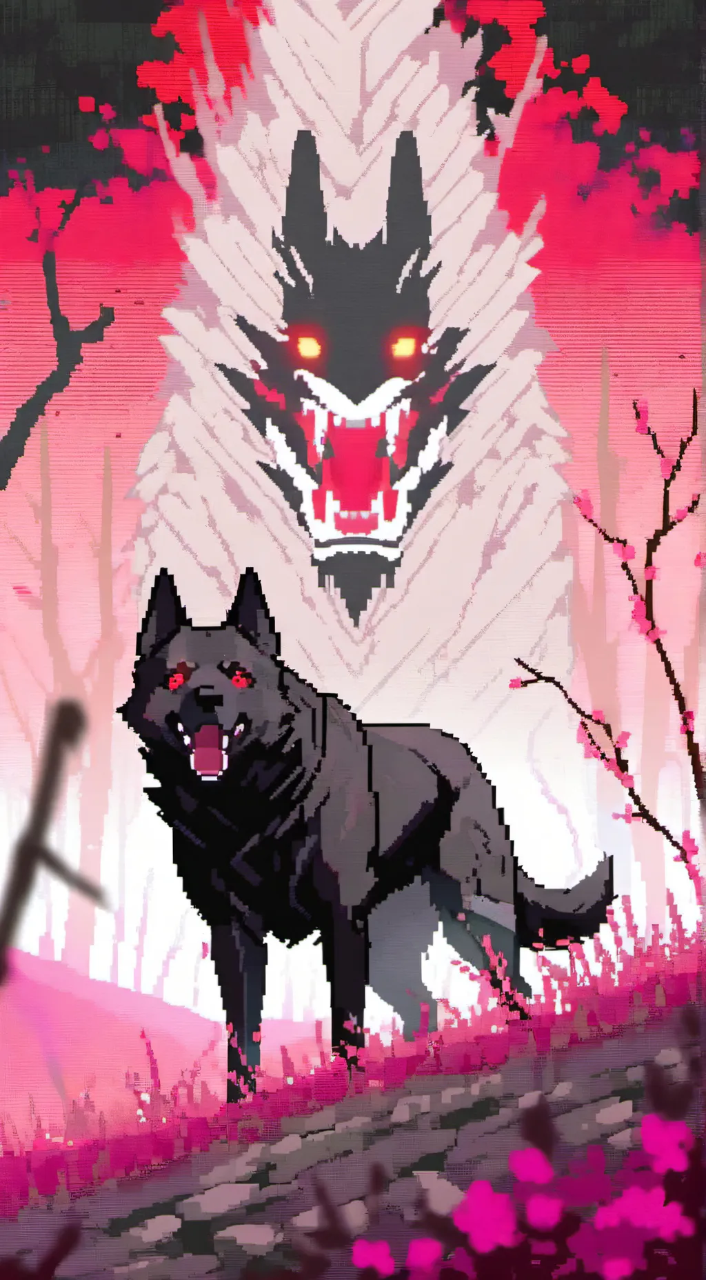 ai character: MLP infection AU background