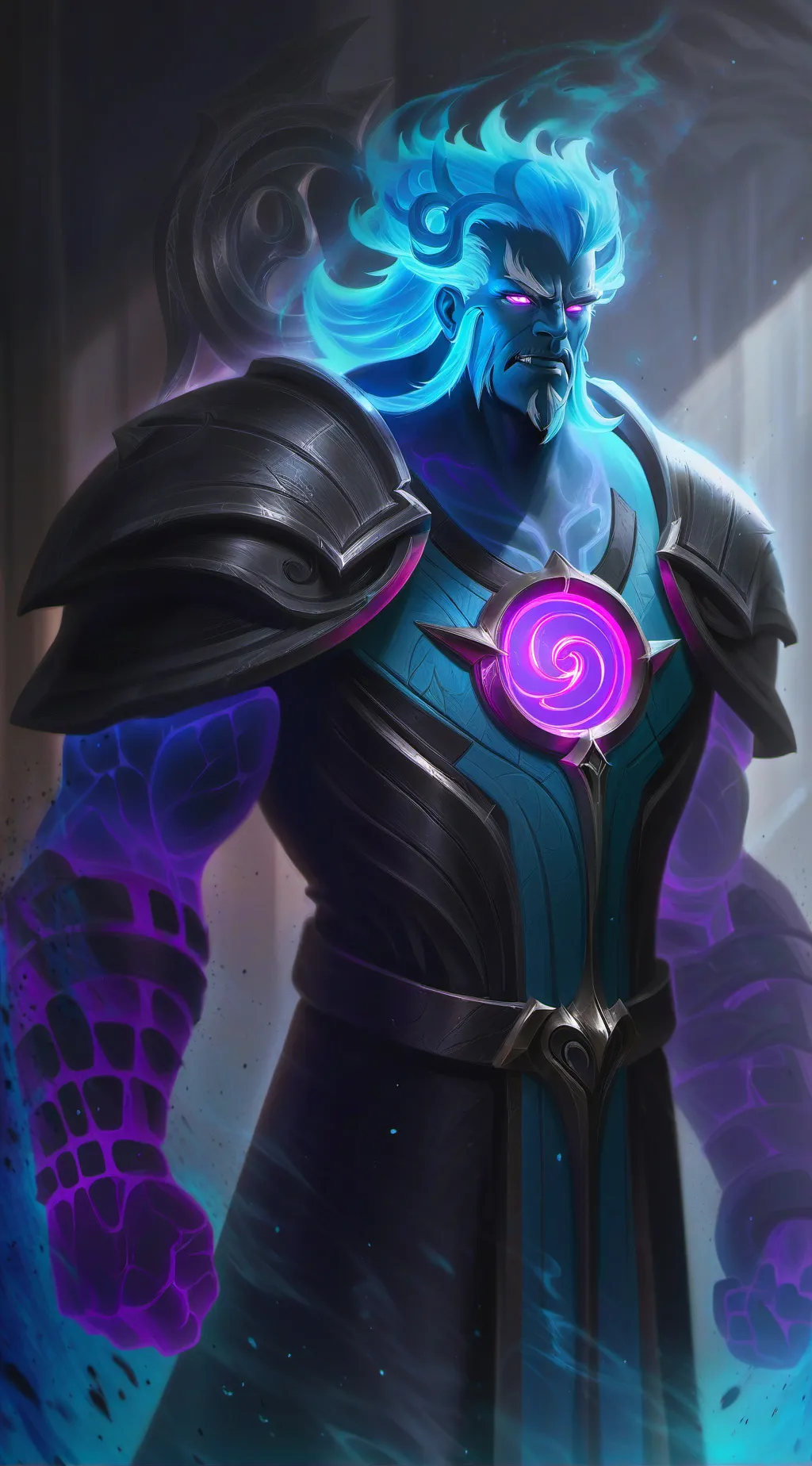 ai character: el dios del agua background