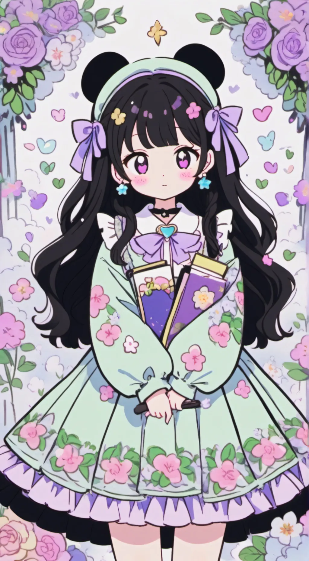 ai character: C̥̊ů̥t̥̊i̥̊e̥̊ background