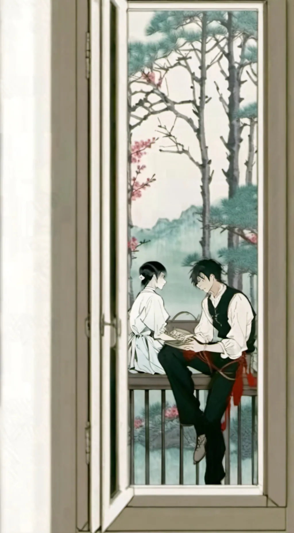 ai character: LandonAndAnd in background