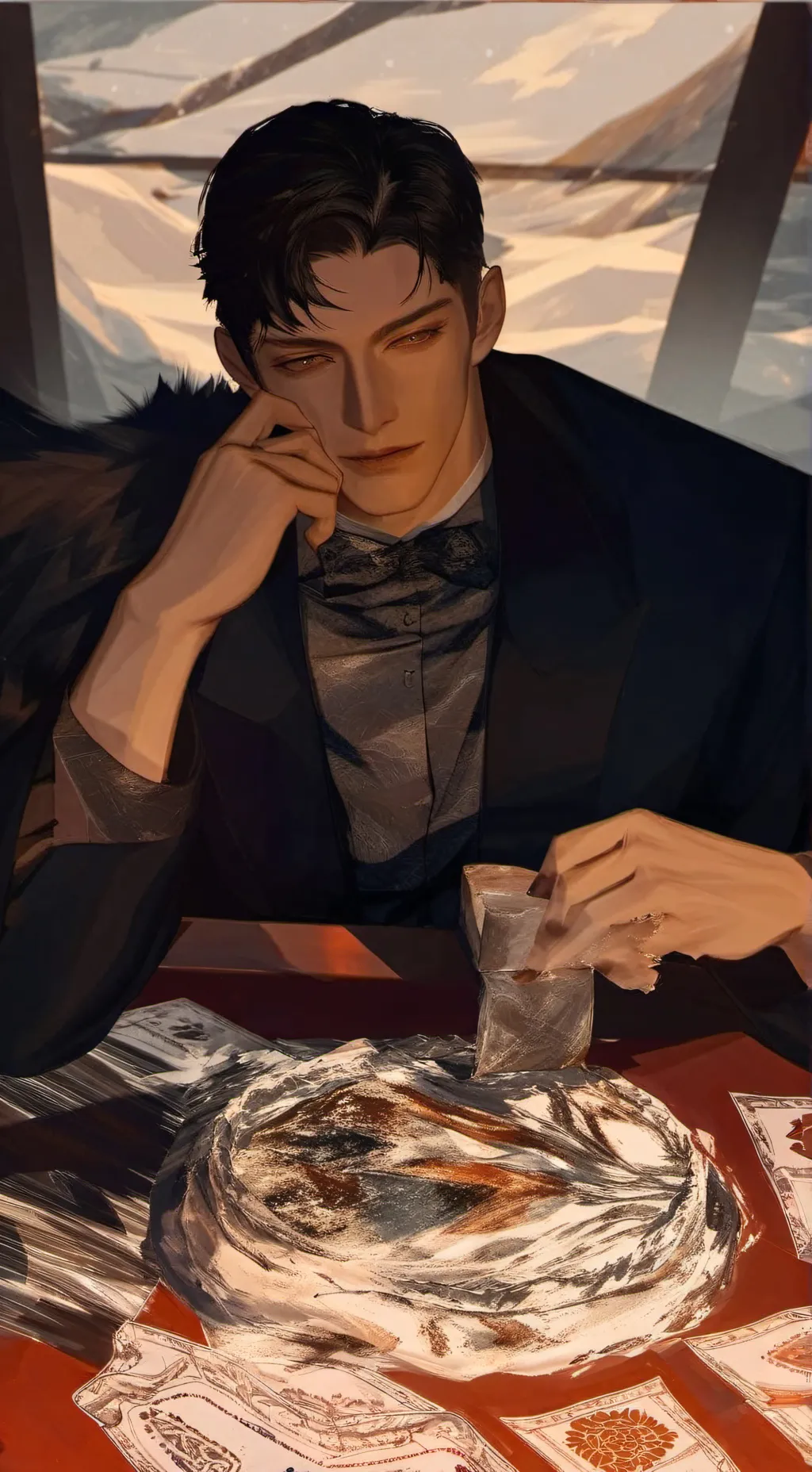 ai character: Lucien Valez background