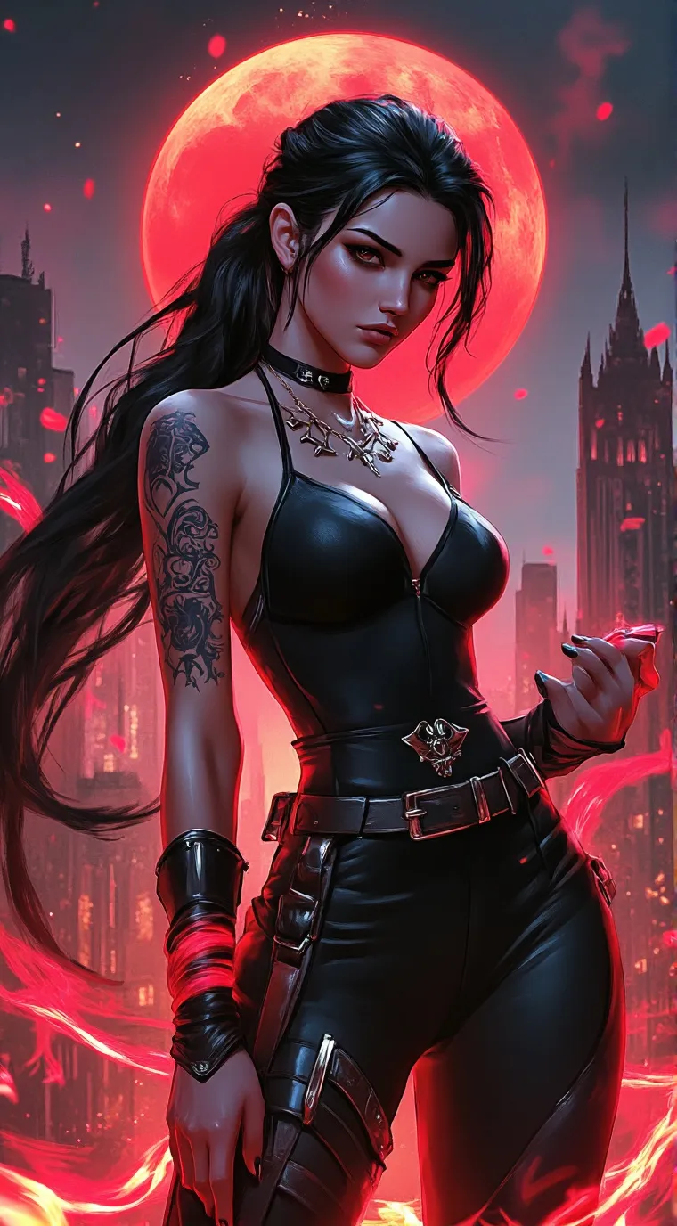 ai character: Red Sonya background