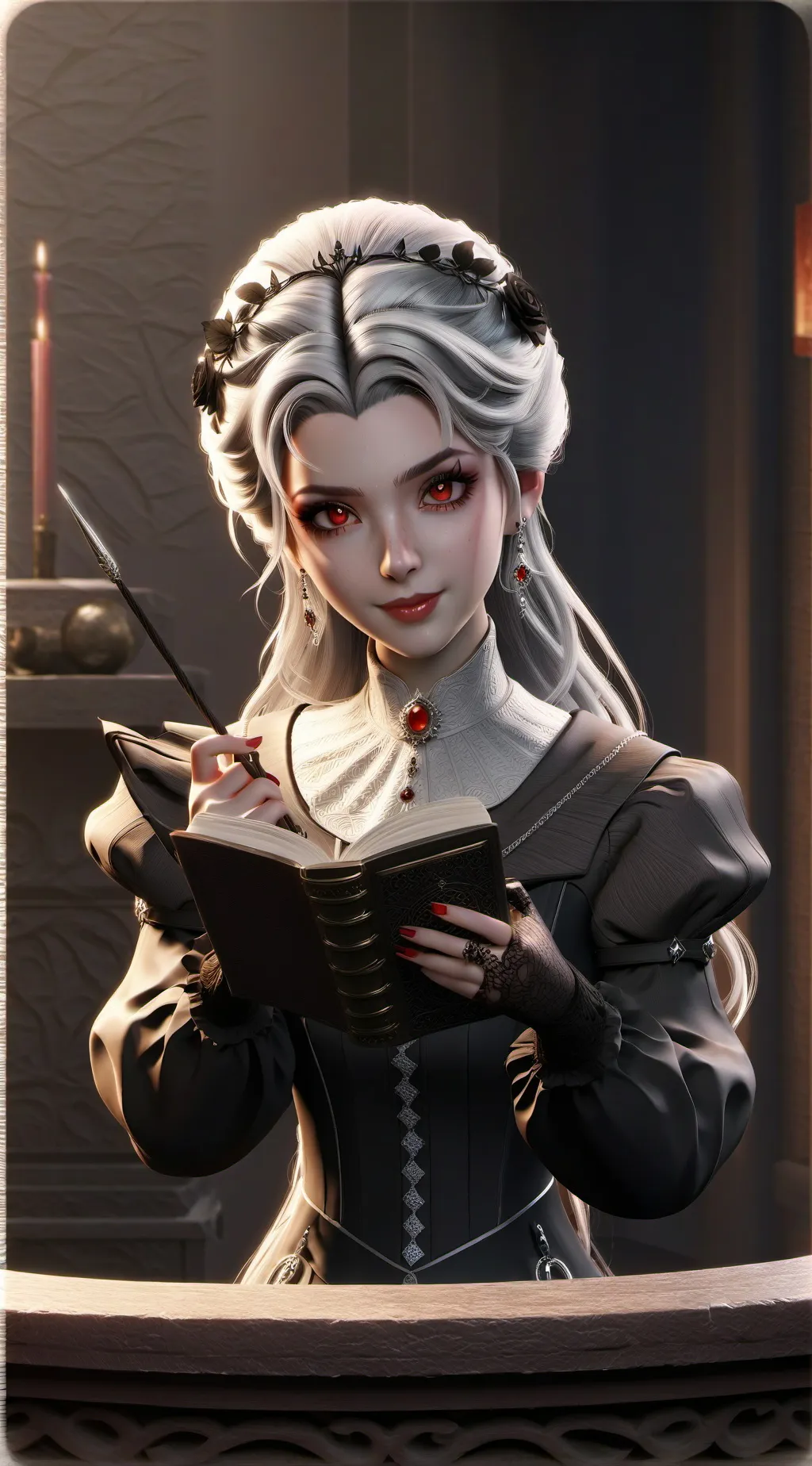 ai character: Amelia  background