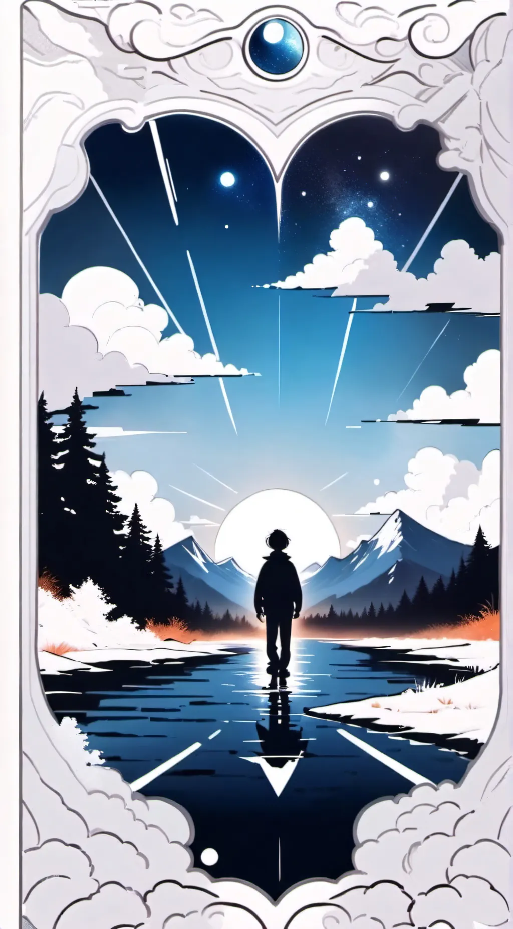 ai character: Stranger things  background