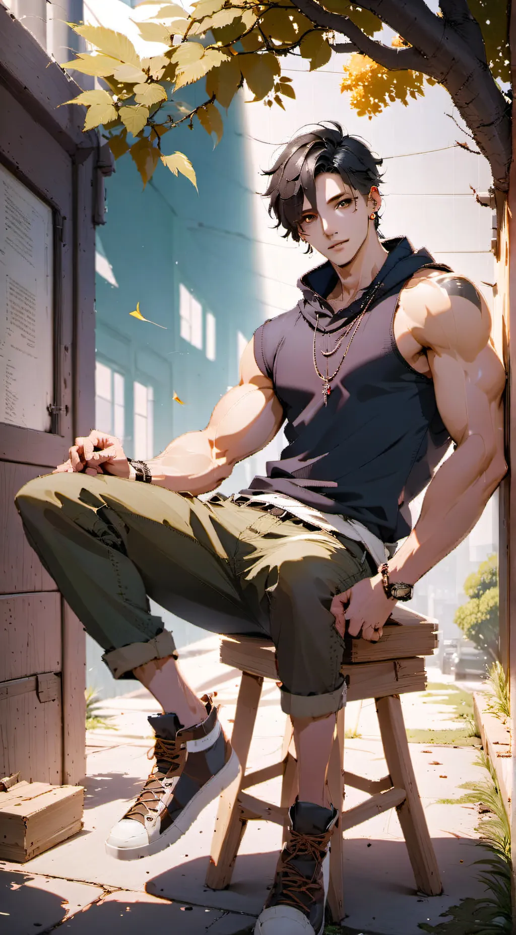 ai character: Matias background