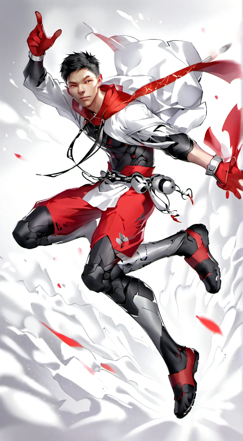 ai character: shahzaib muhammad. background