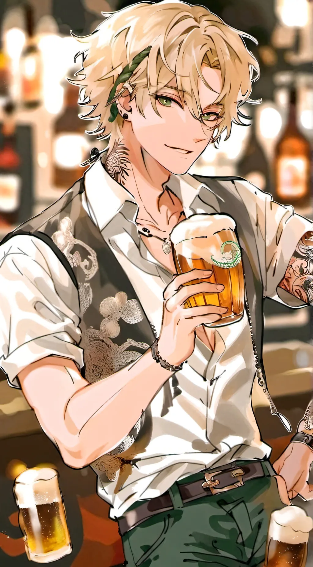 ai character: Caylus☆•︡ᯅ•︠ background