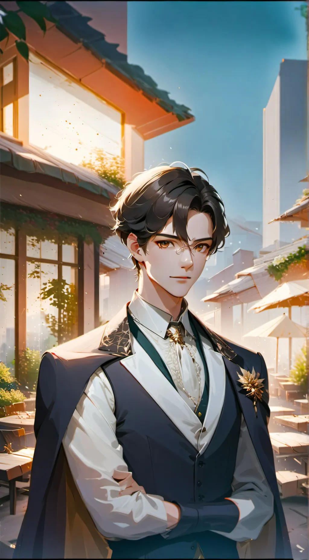 ai character: MARK background