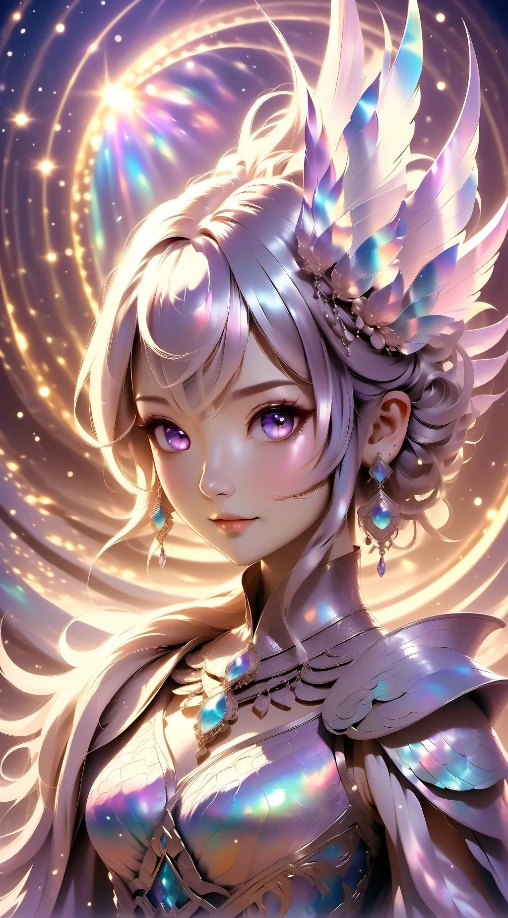 ai character: 분명한 background