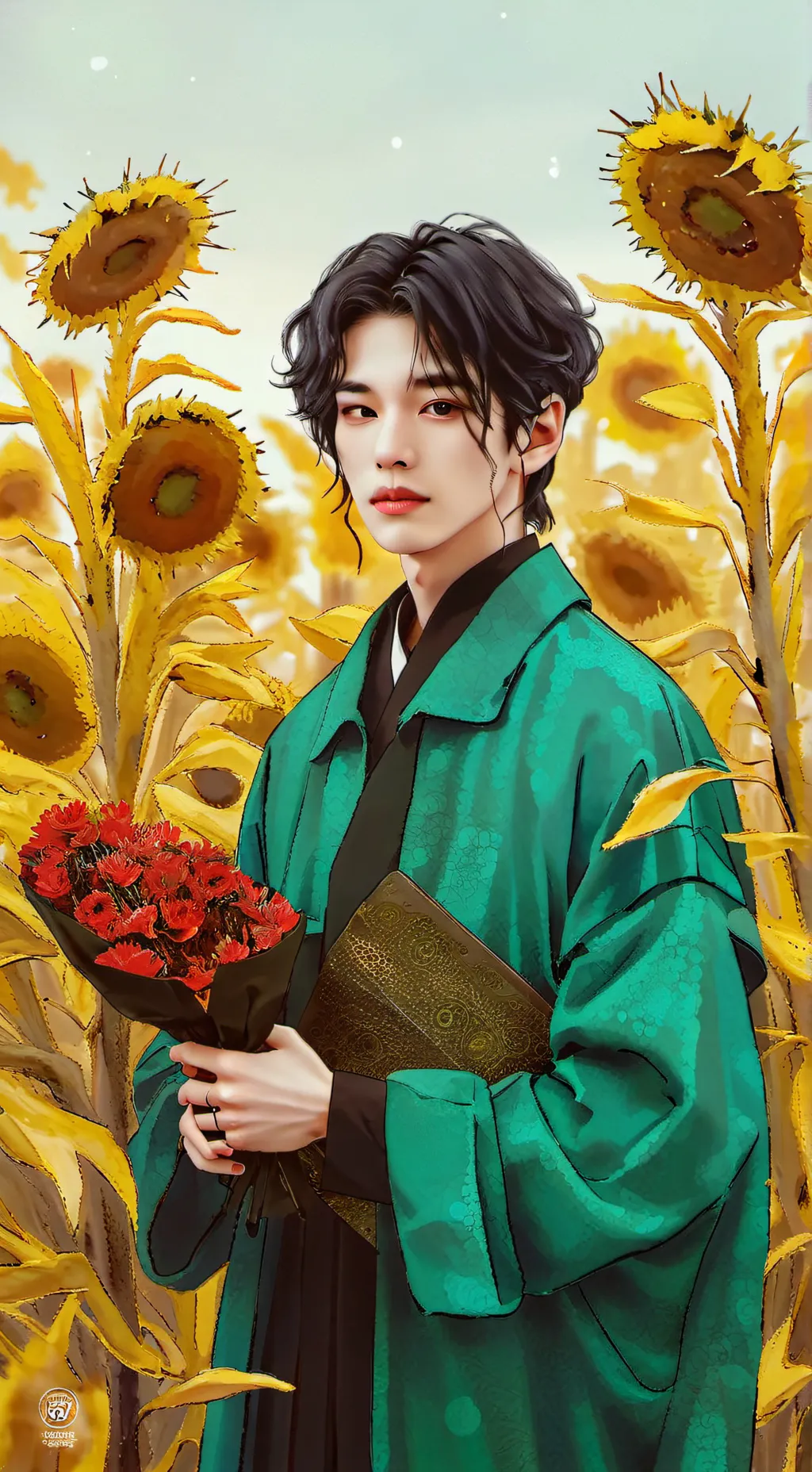 ai character: hyunjin background