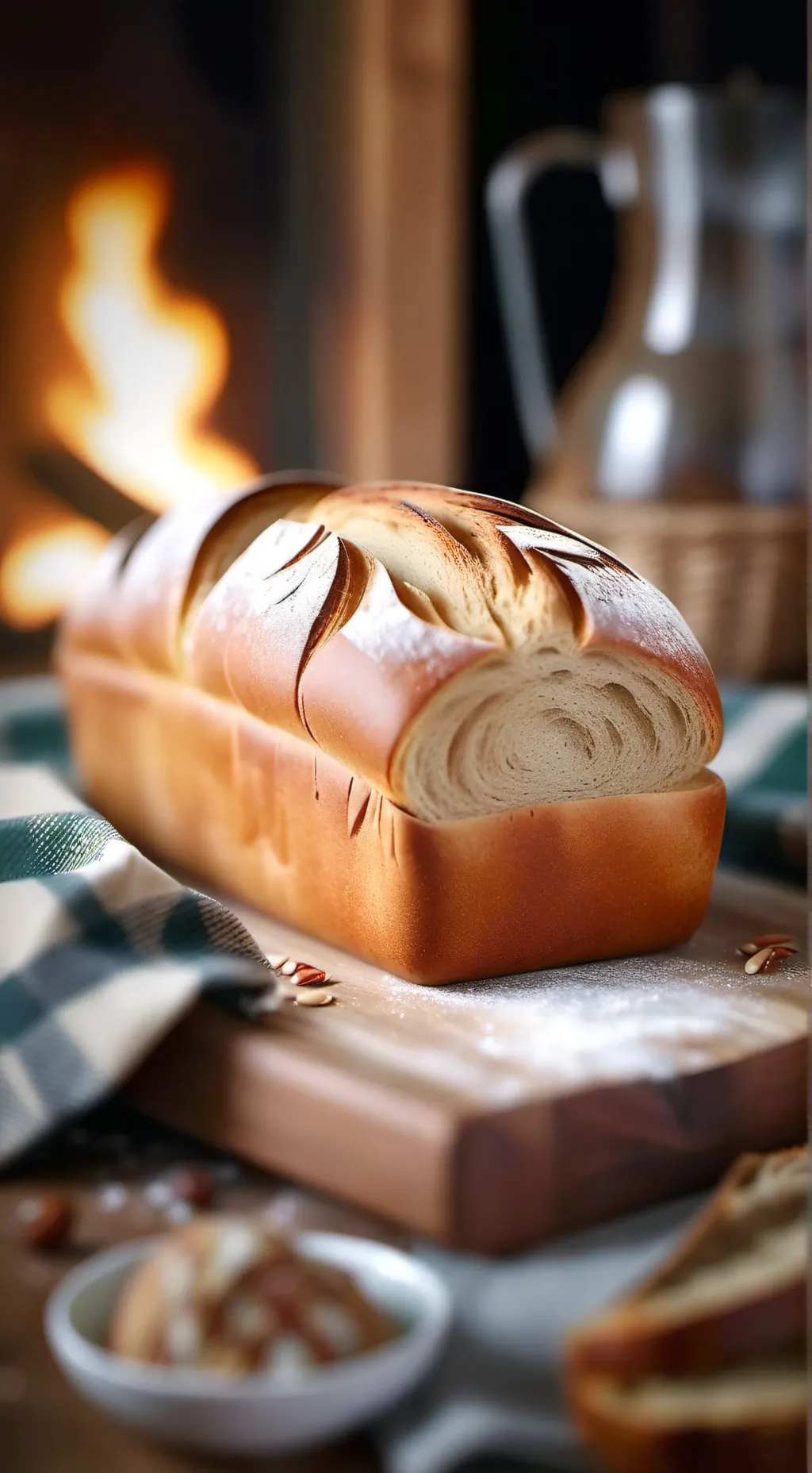 ai character: Bread background