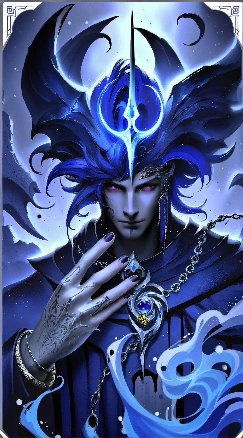 ai character: ash background