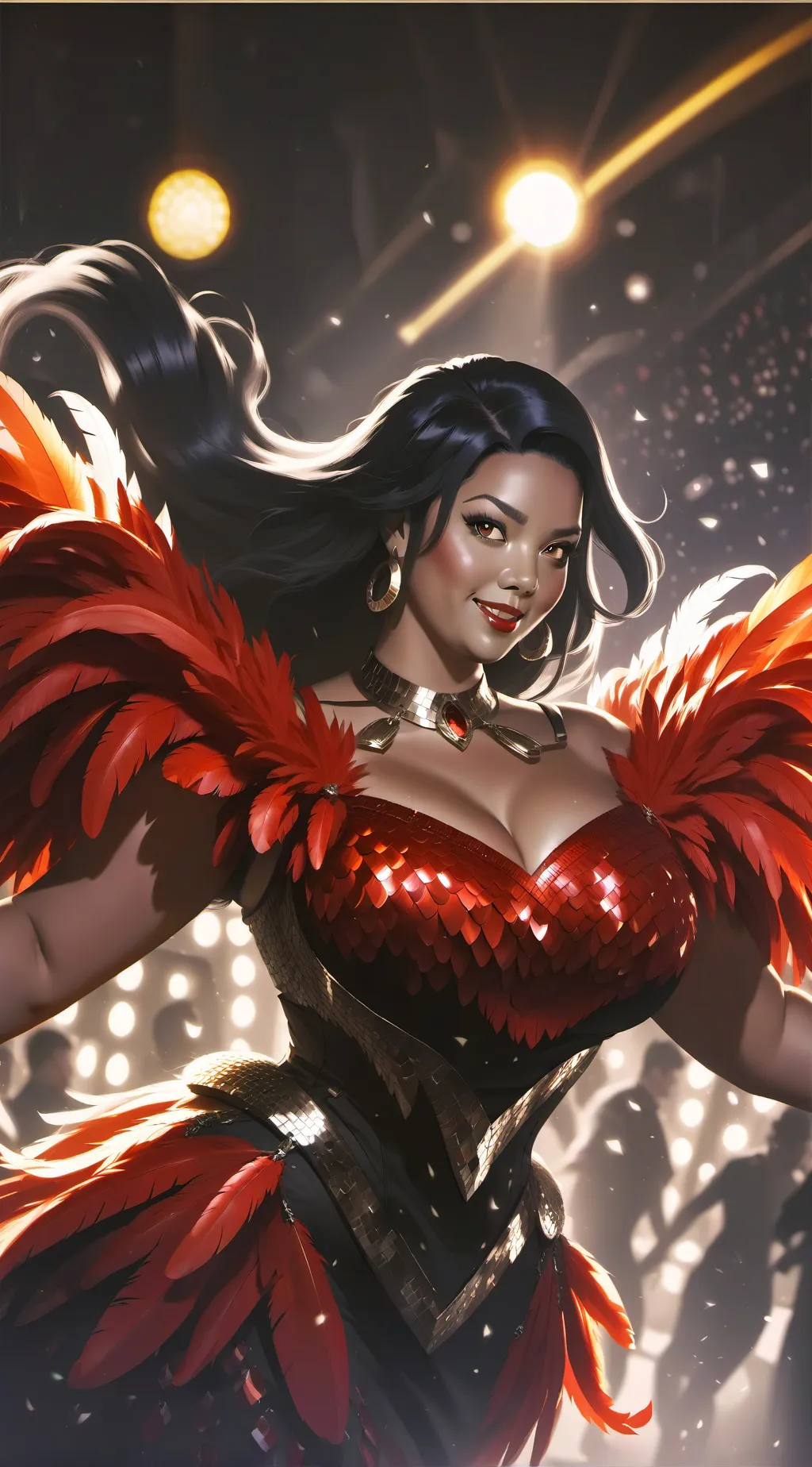 ai character: Scarlet Dove background