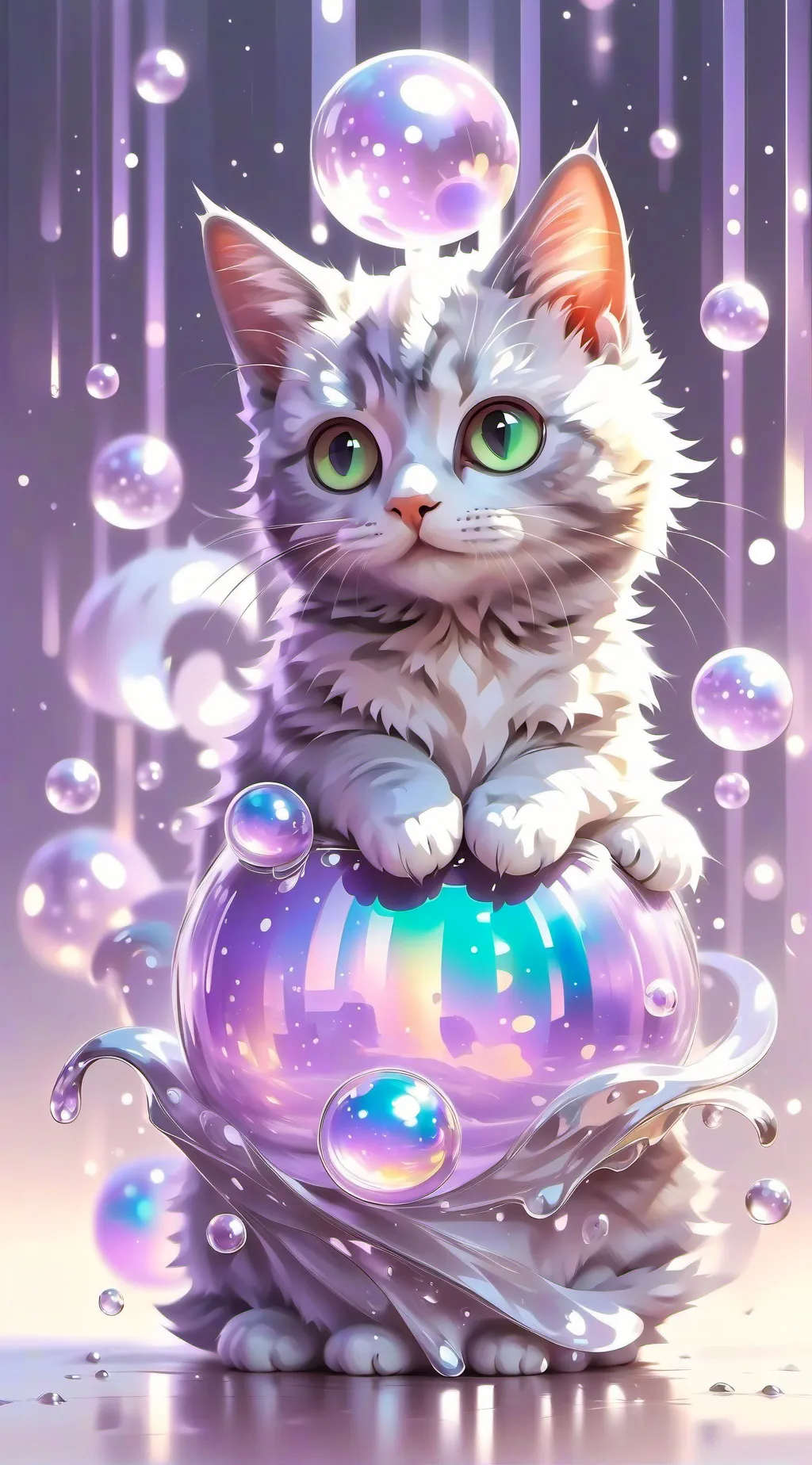 ai character: forsaken uwu cat background