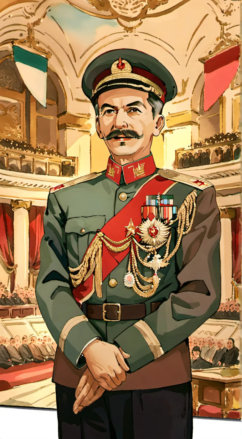 ai character: anti furry stalin background