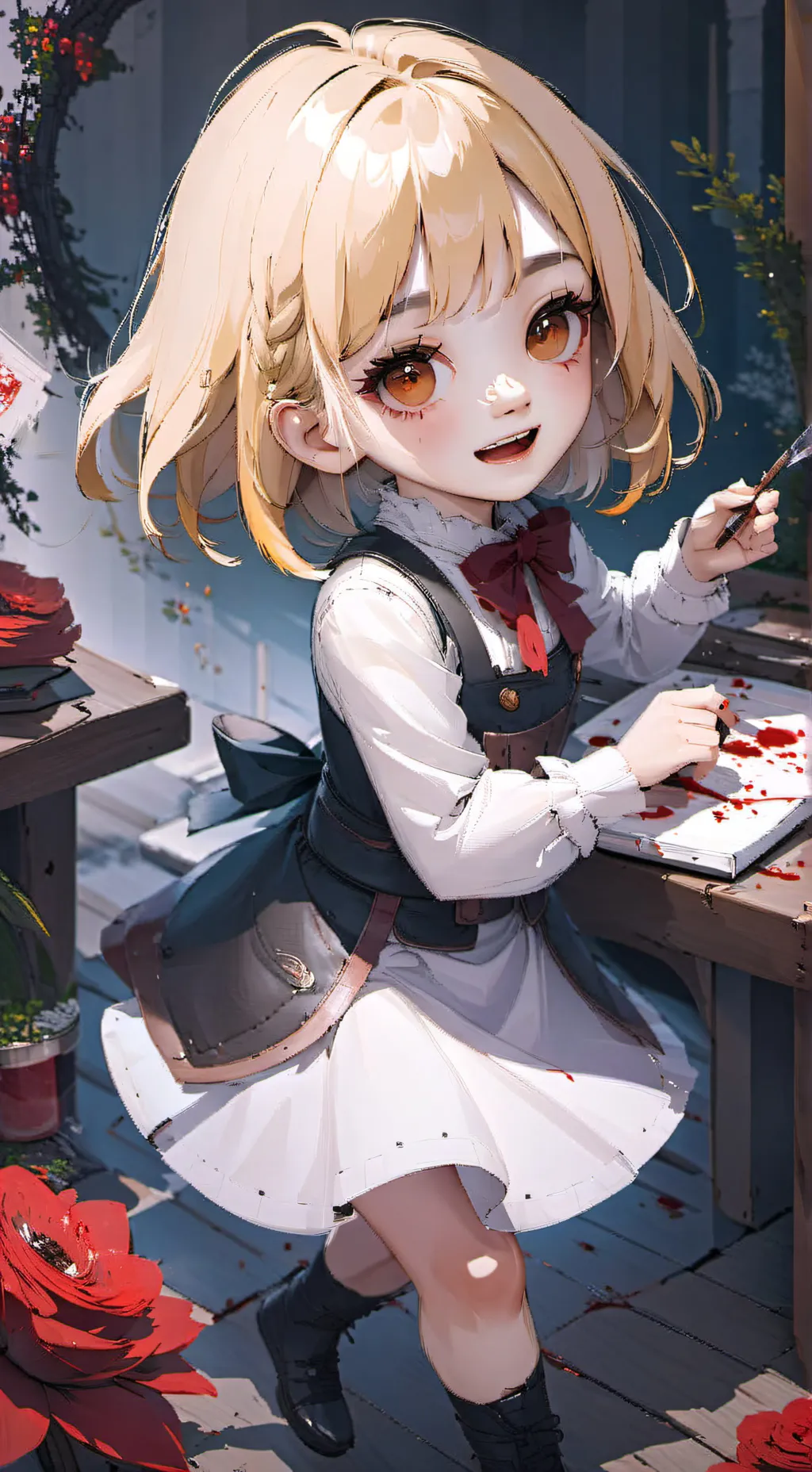 ai character:  zombie apocalypse background