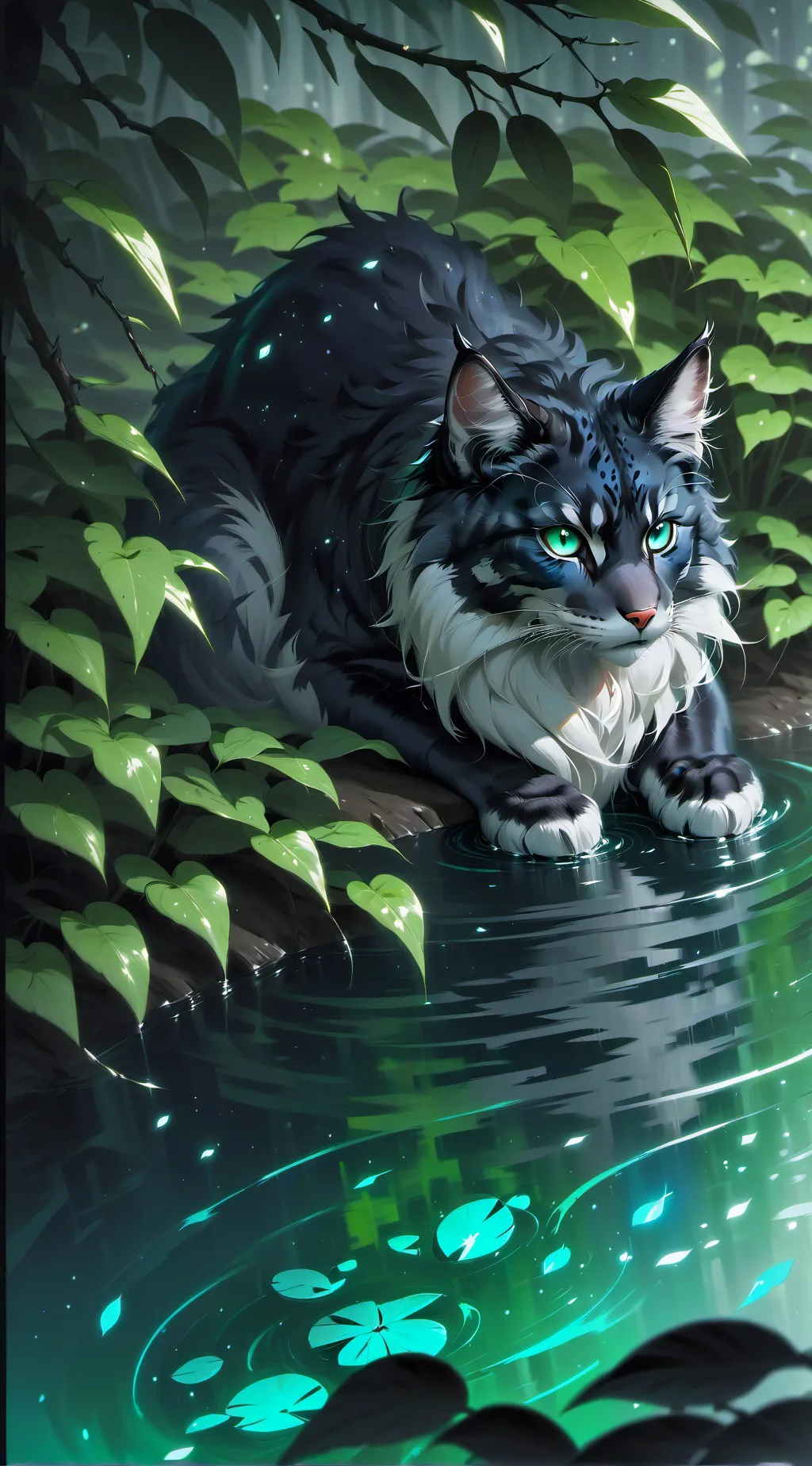 ai character: ombre d'érable  background