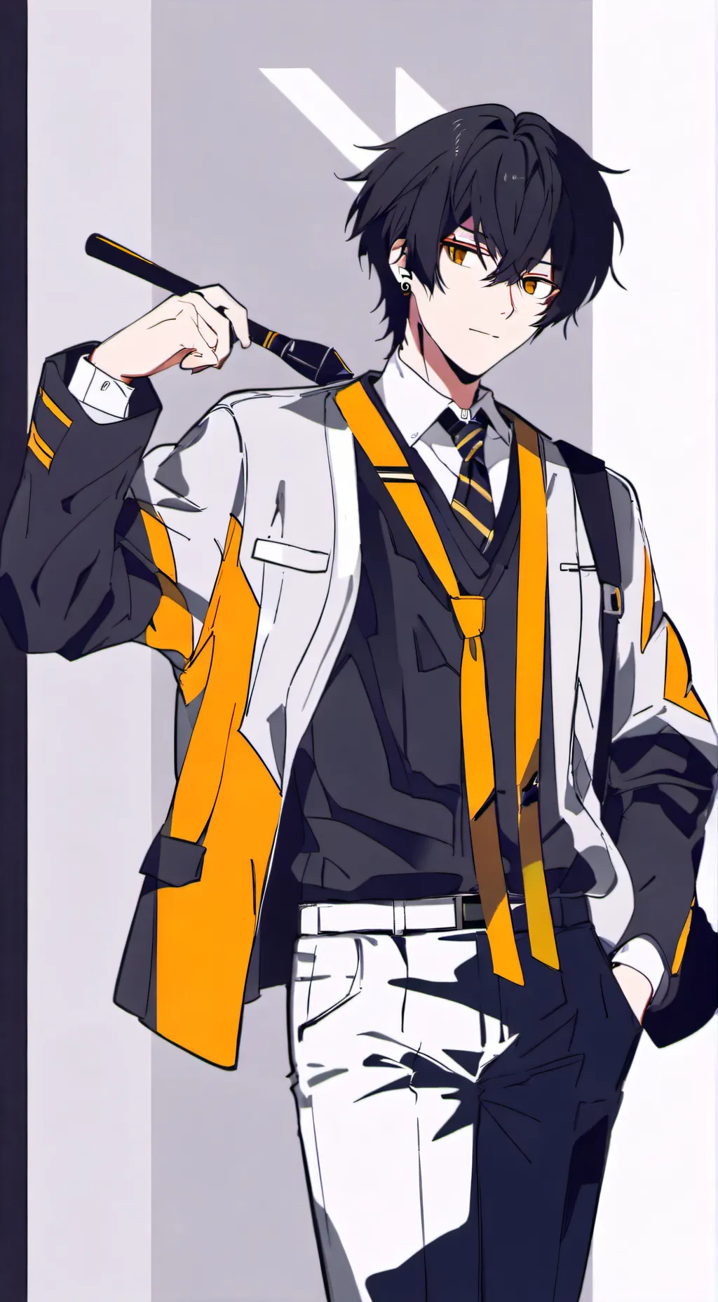 ai character: High school  background