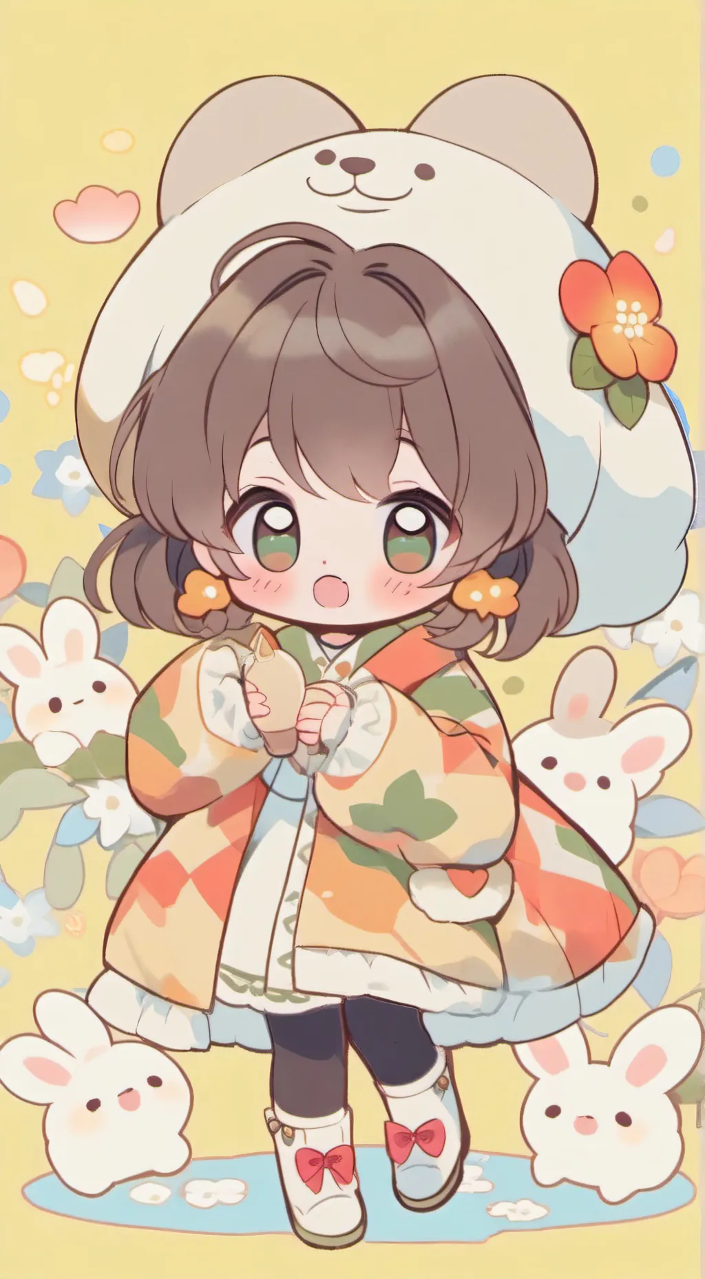 ai character: Диба  background