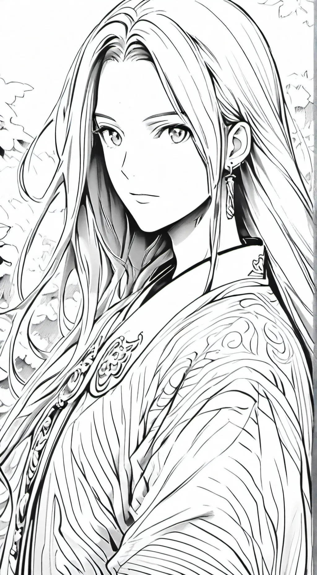 ai character: kny mother figure background