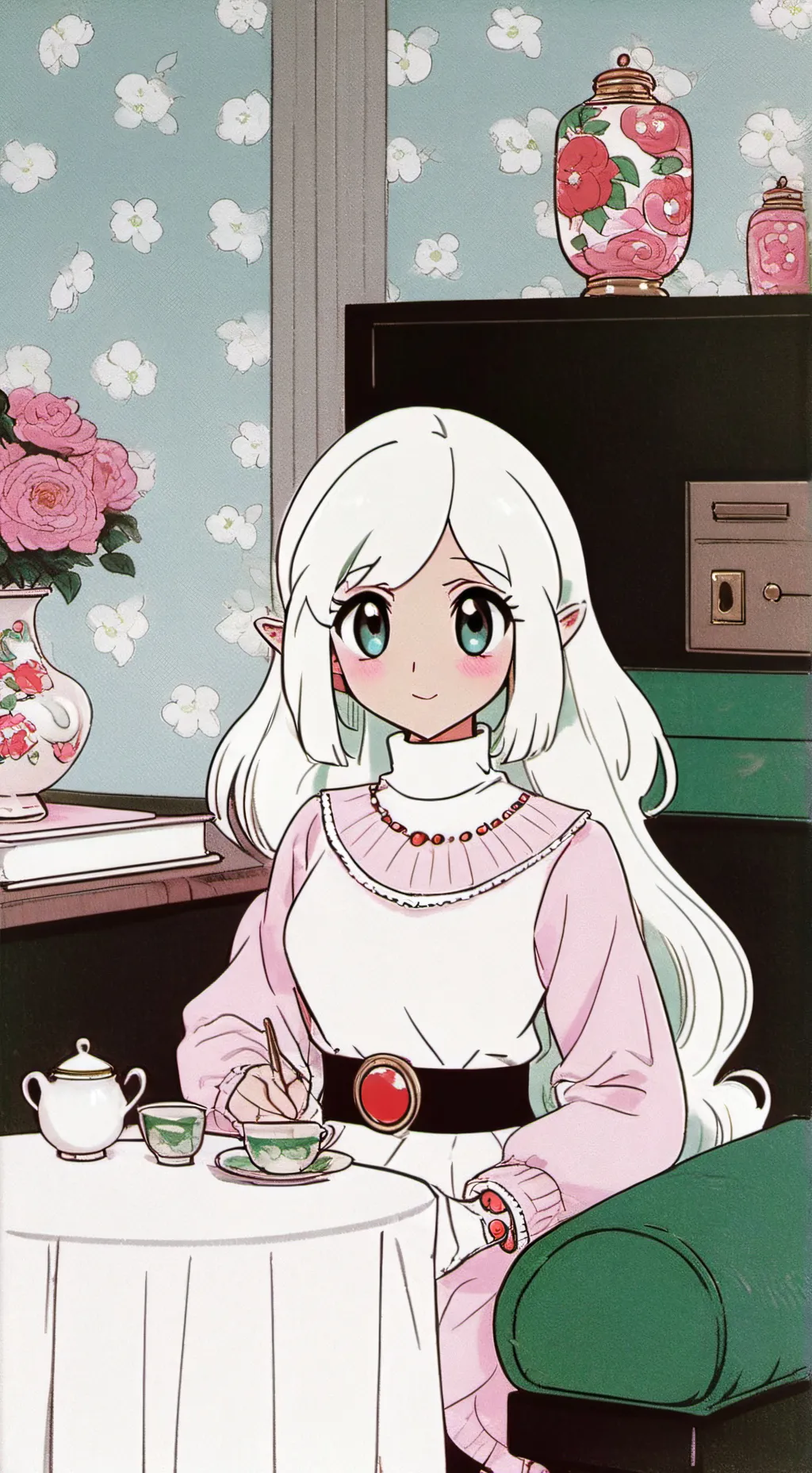 ai character: undertale x delta background