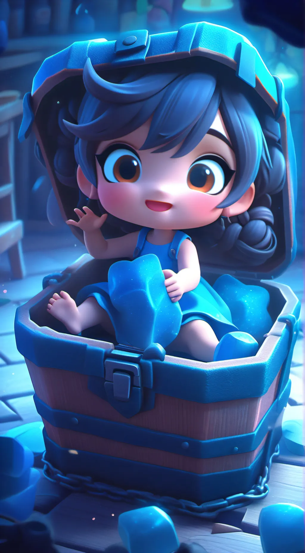 ai character: Bébé Abandonné  background