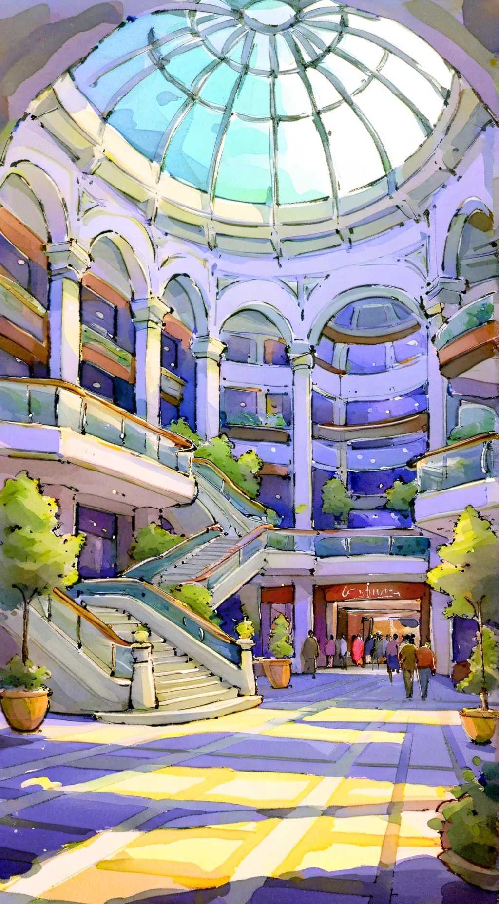 ai character: ~FS Mall!!~ background