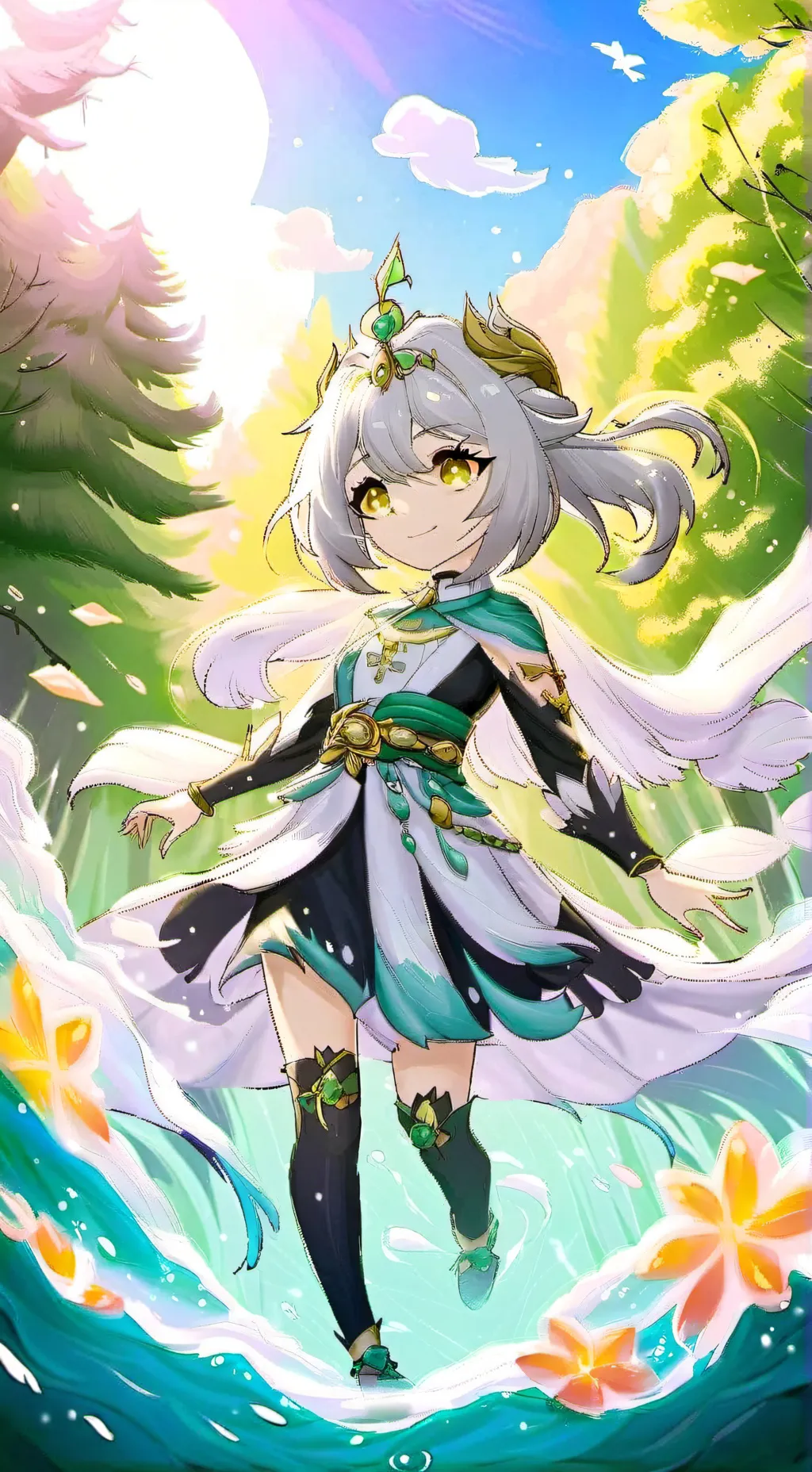 ai character: Nahida background