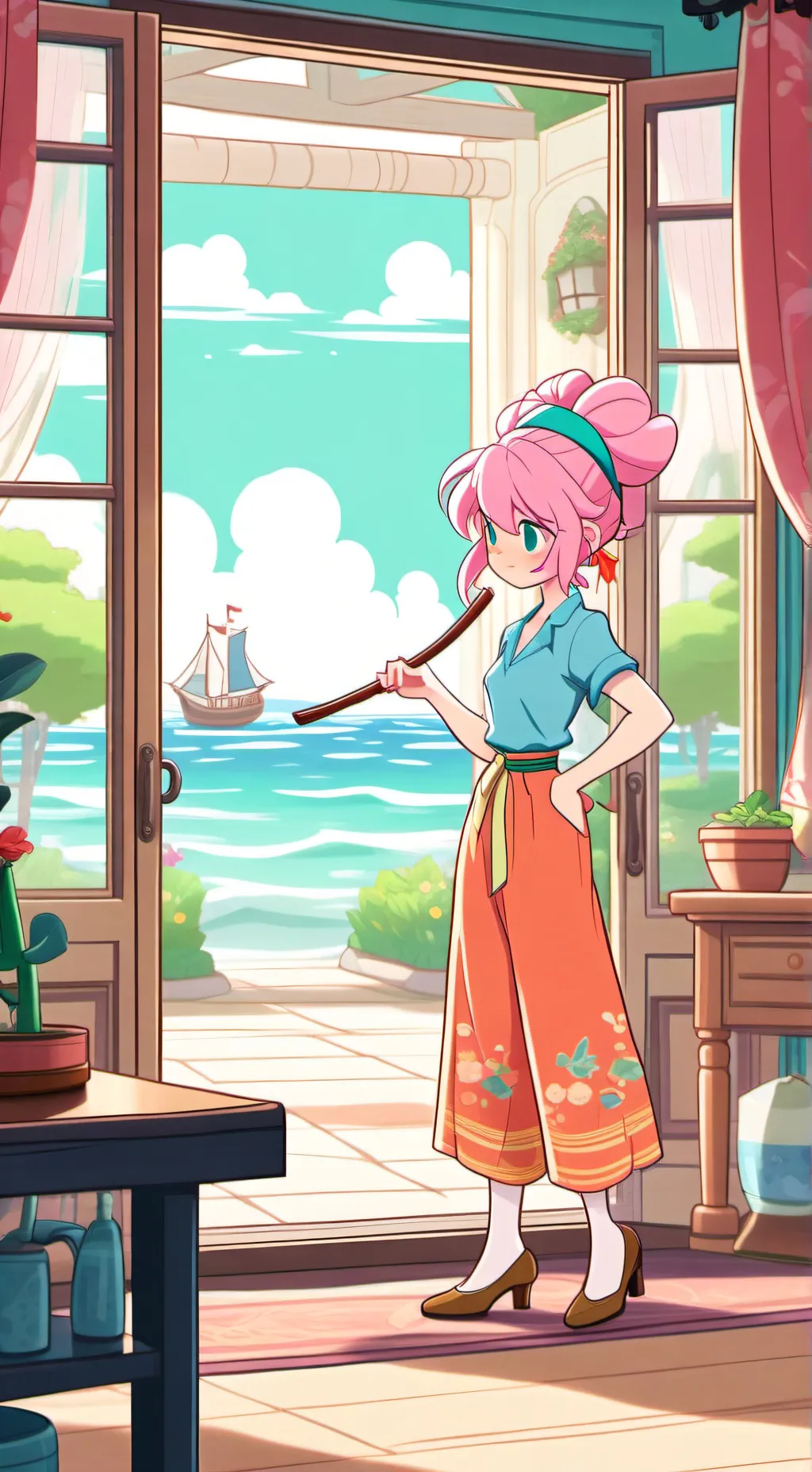 ai character: Vanibean background