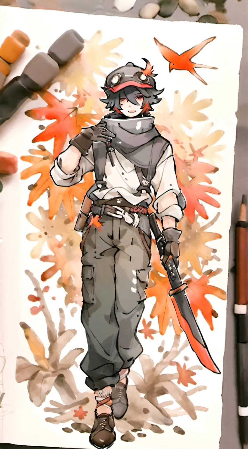 ai character: twotime background