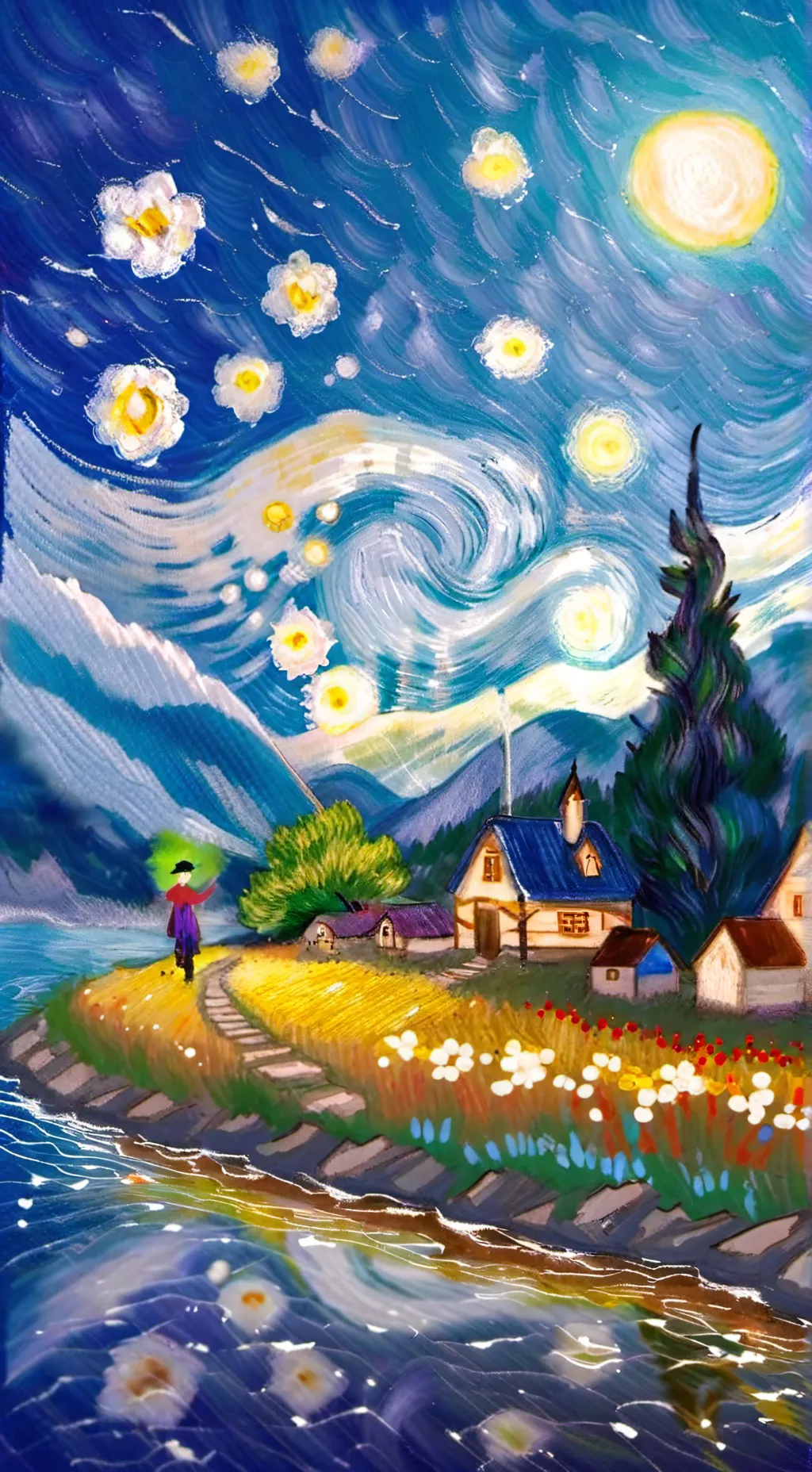 ai character: худи баам background