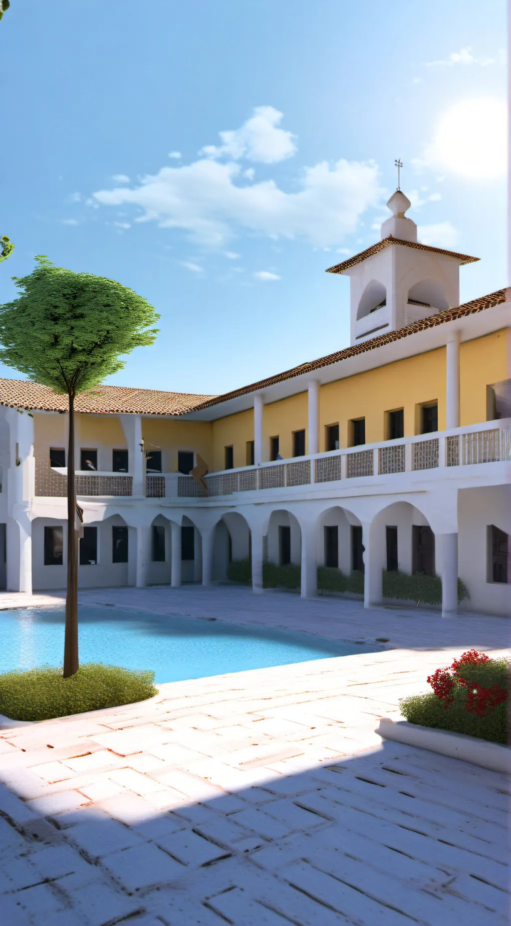 ai character: los cipreses  background