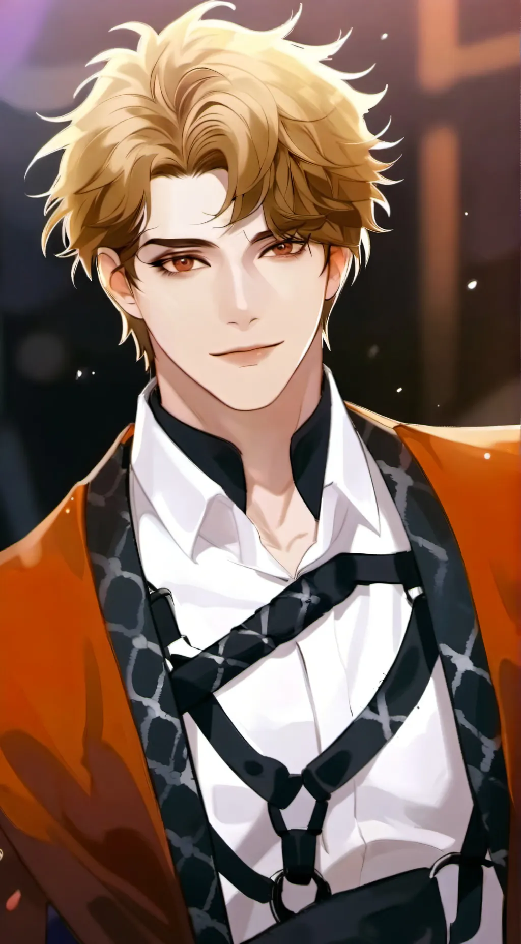 ai character: Miles Calico  background