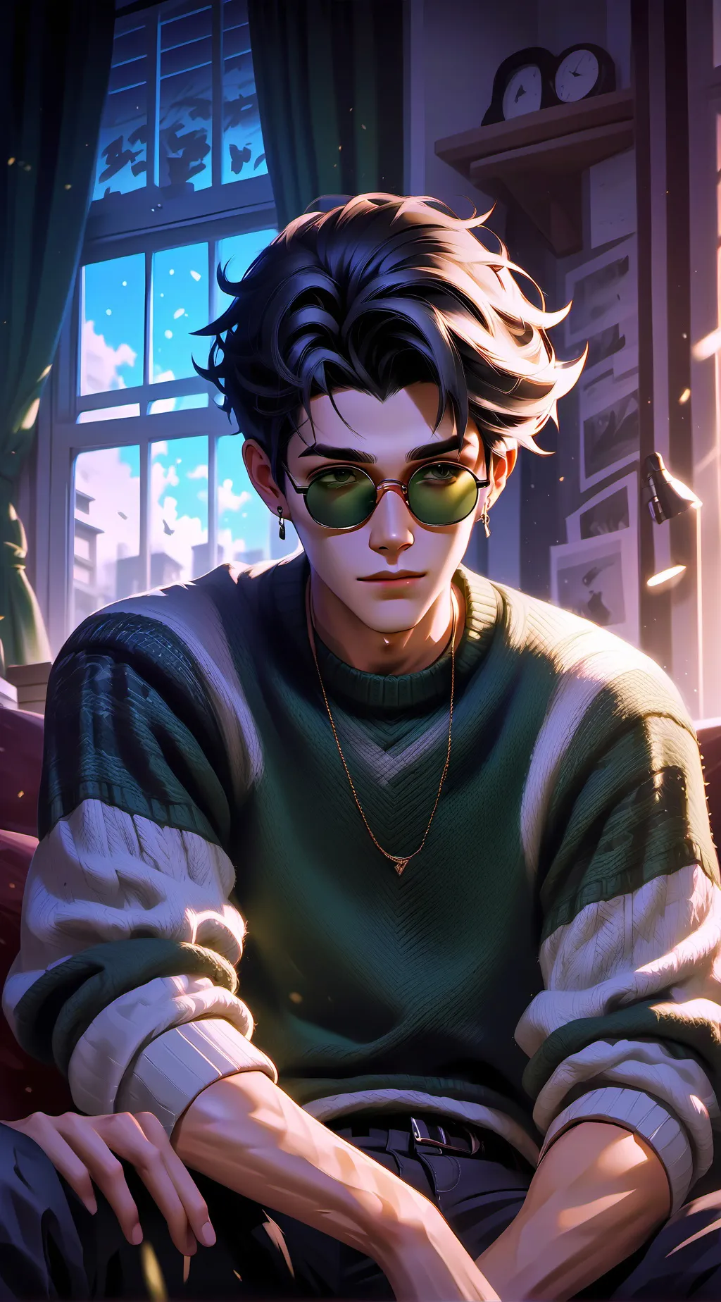 ai character: Max background