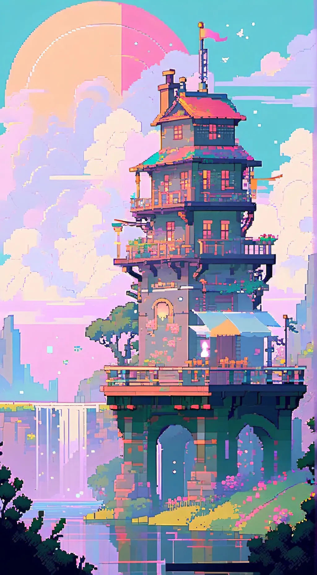 ai character: Boom beach background