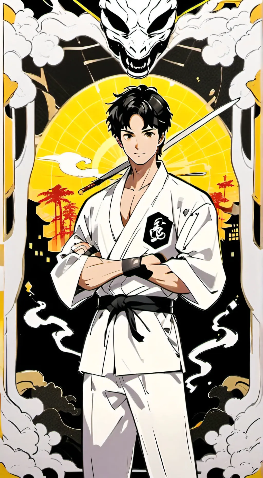 ai character: Miguel  background