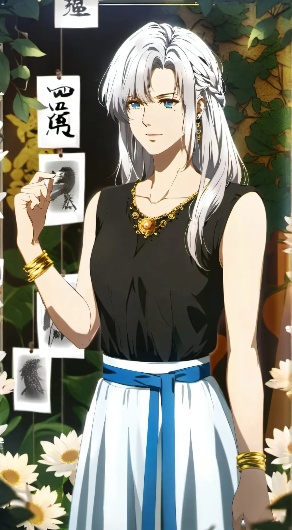 ai character: Valkyrie Lyra background