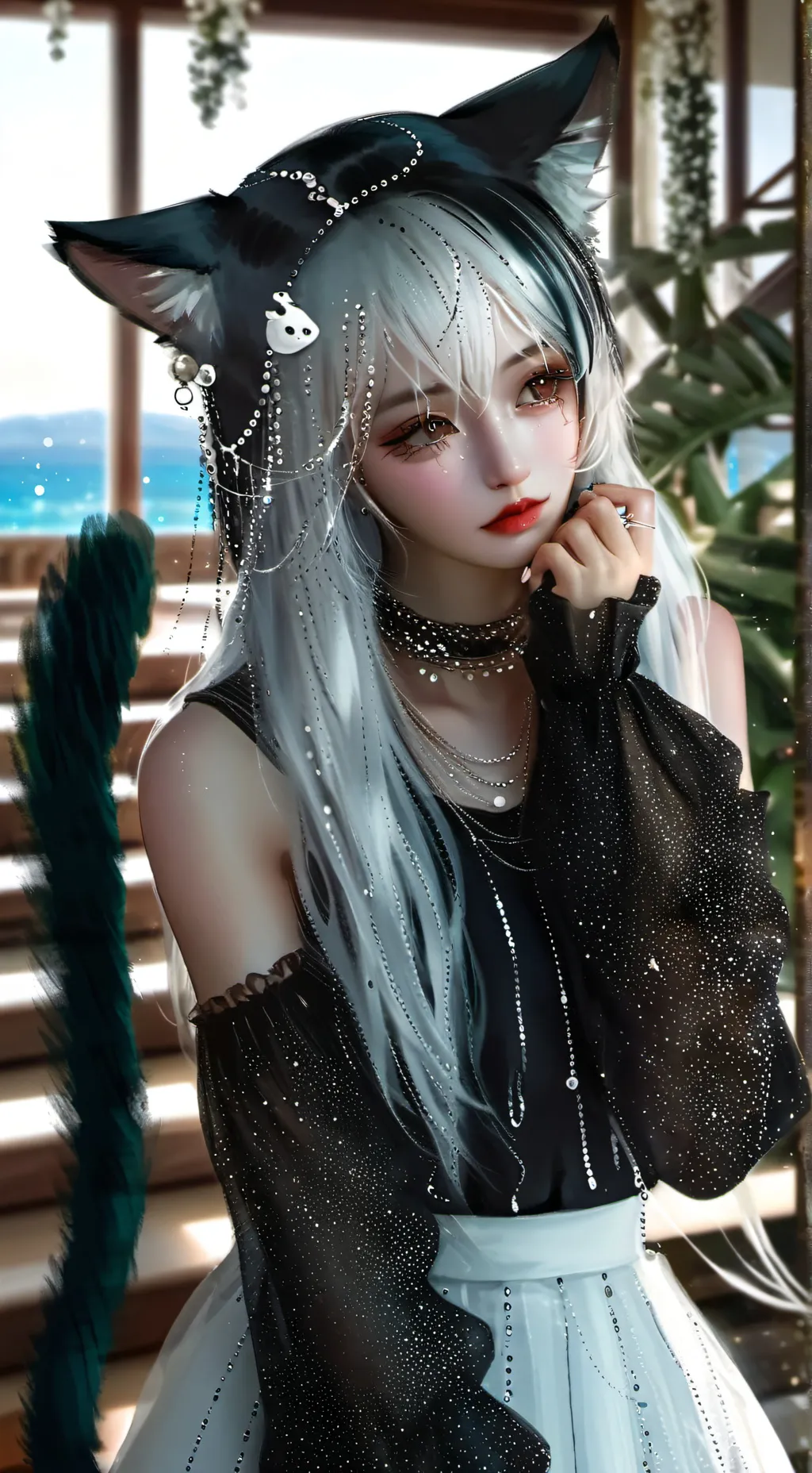 ai character: Spiritua Orca Feli background