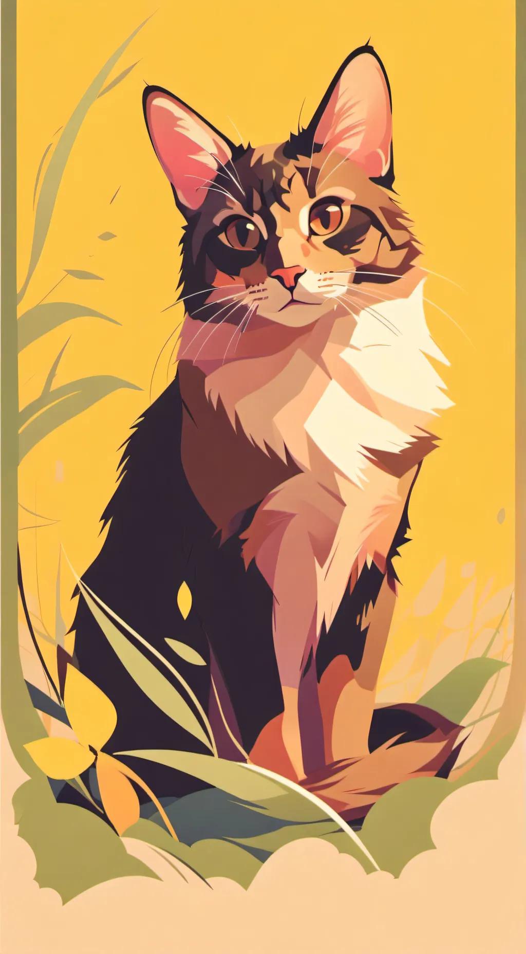 ai character: школа маг background