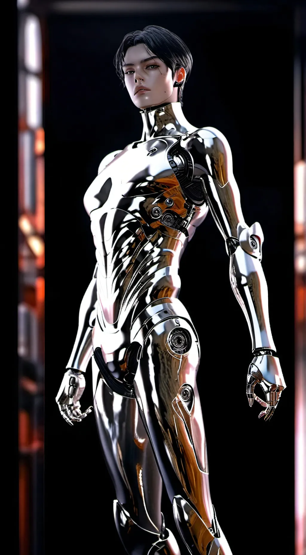 ai character: Robot apocalypse  background