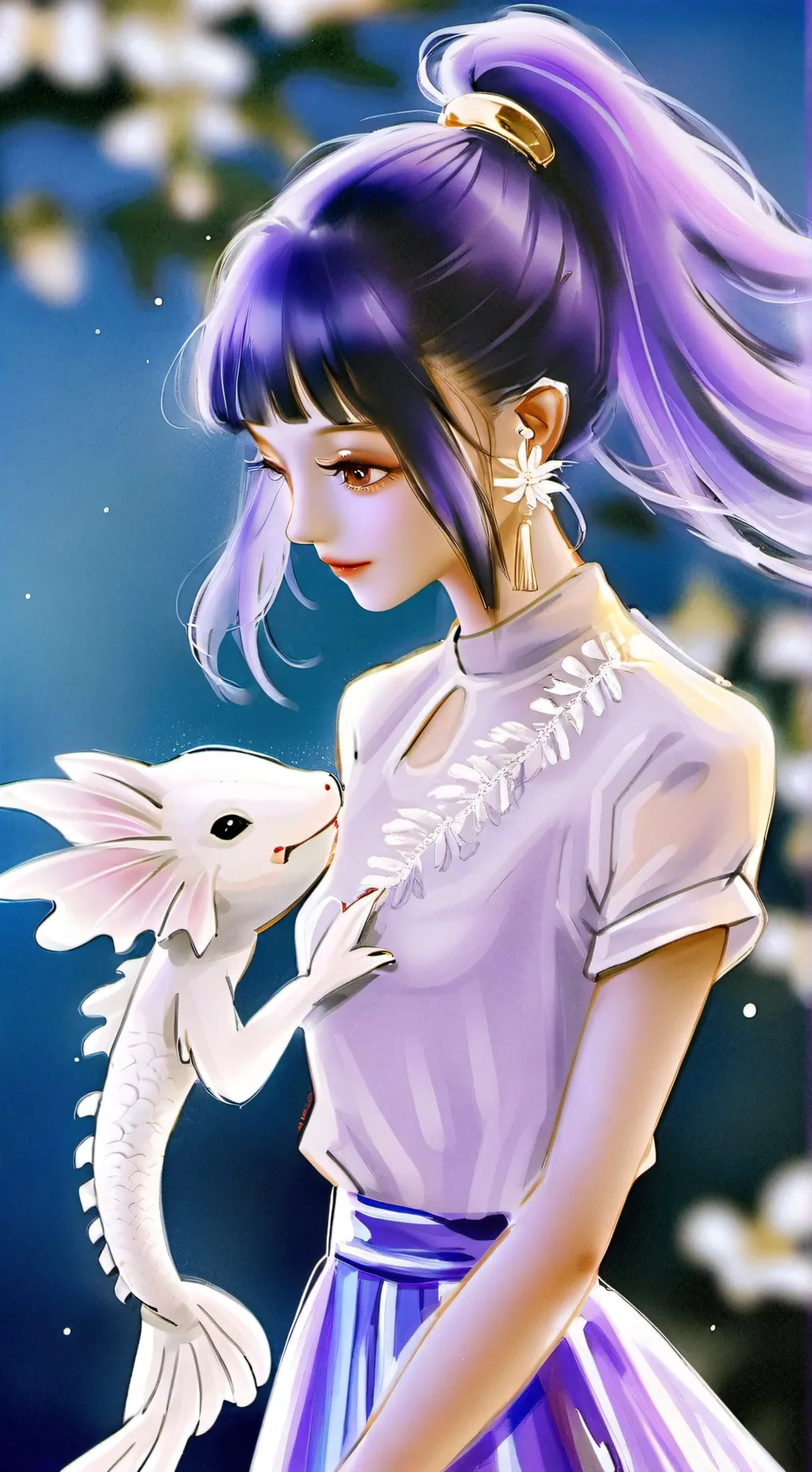 ai character: Aaliyah  background