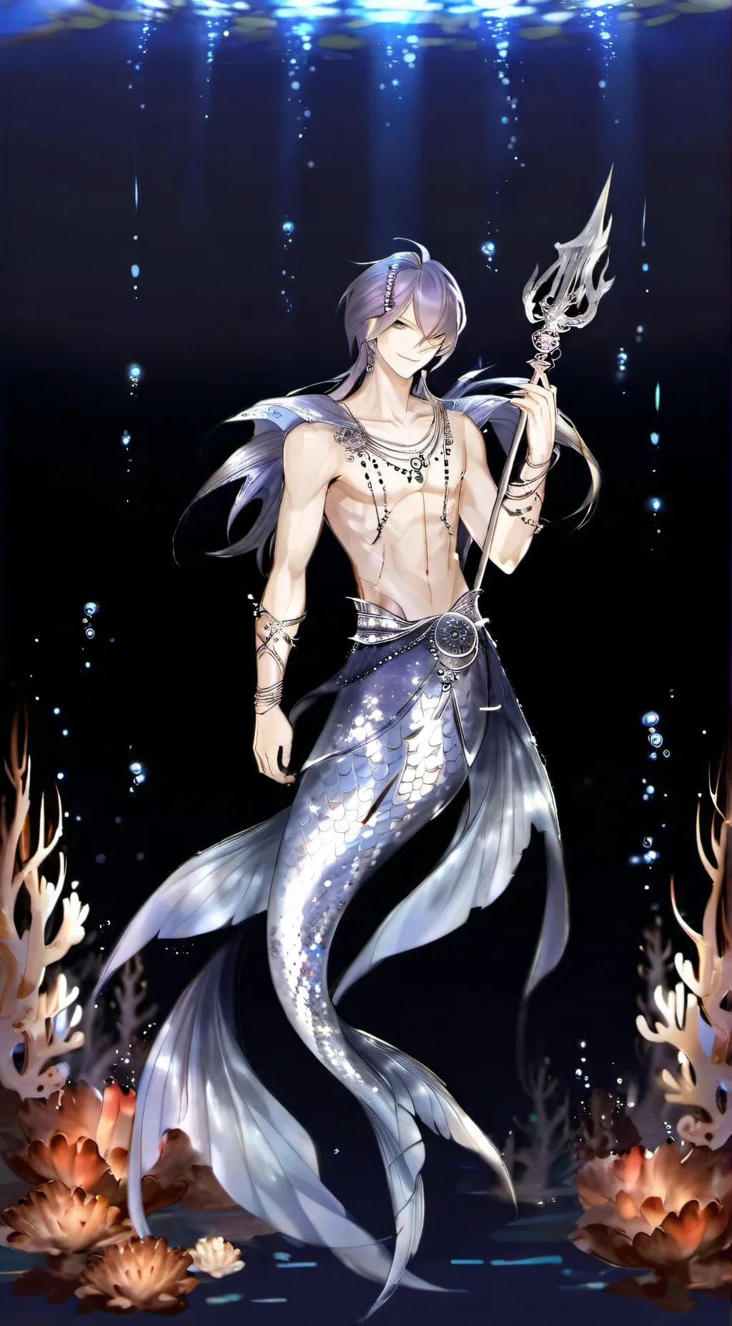 ai character: Loren🥰❣️💕🧜‍♂️ background