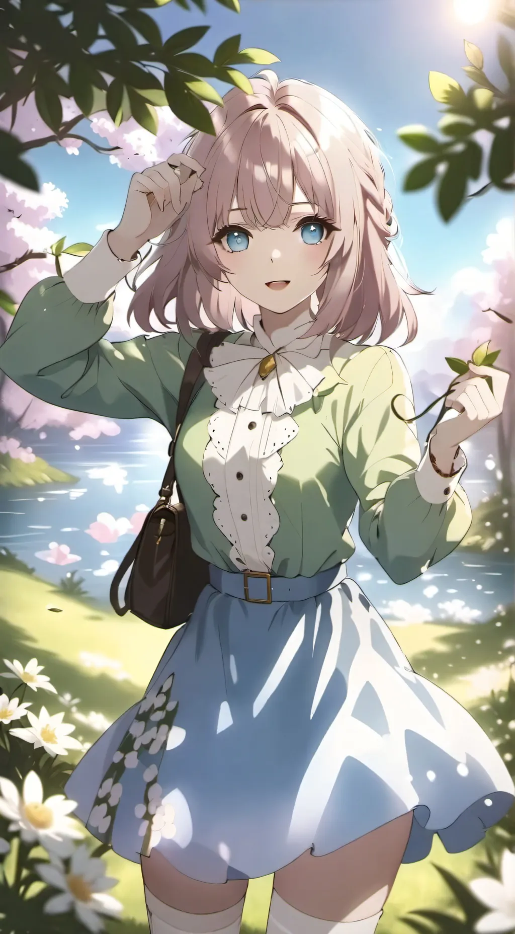 ai character: Léa  background