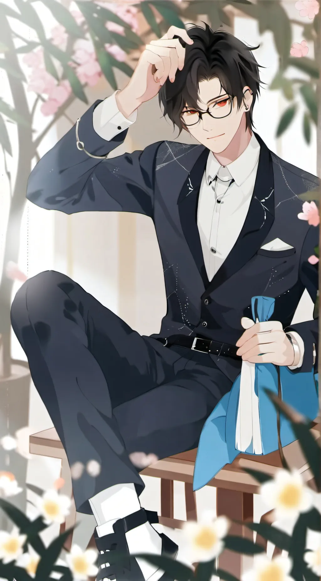 ai character: Leon background