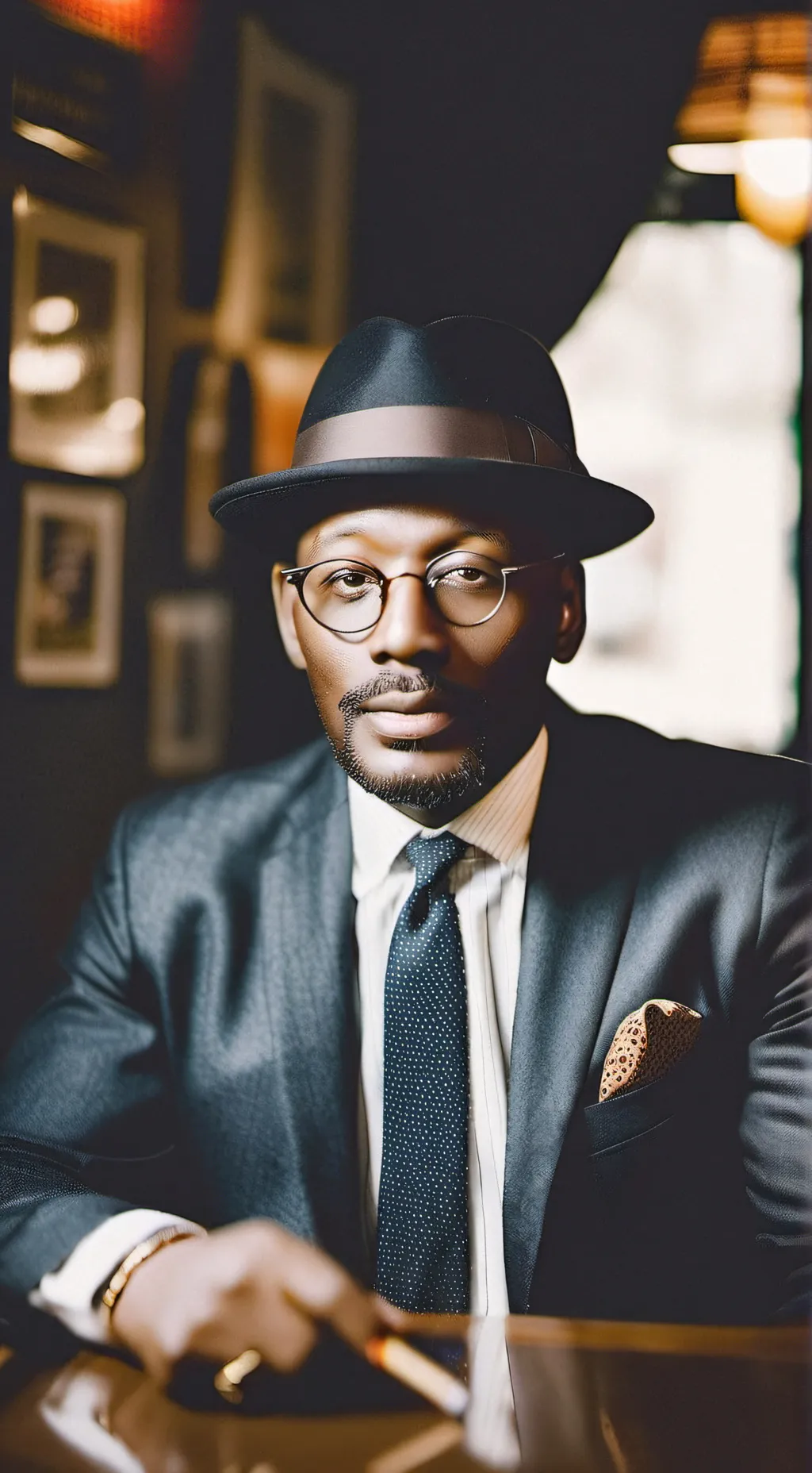 ai character: Albert Walker.Jr background