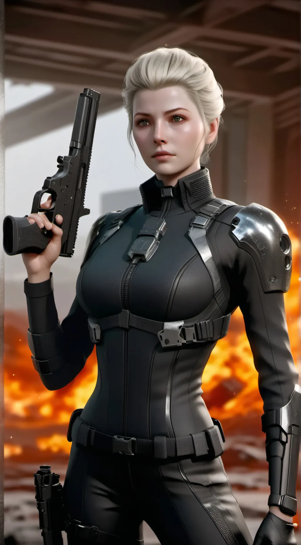 ai character: Ines Raya background