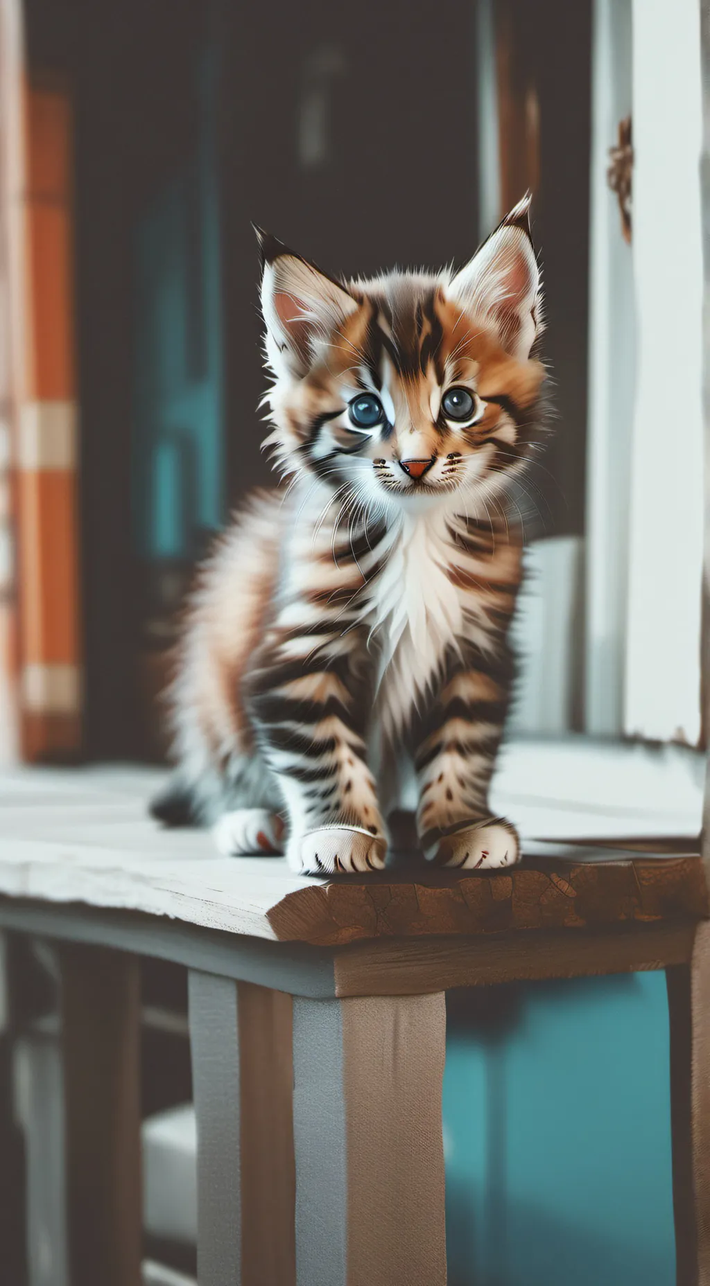 ai character: kitten background