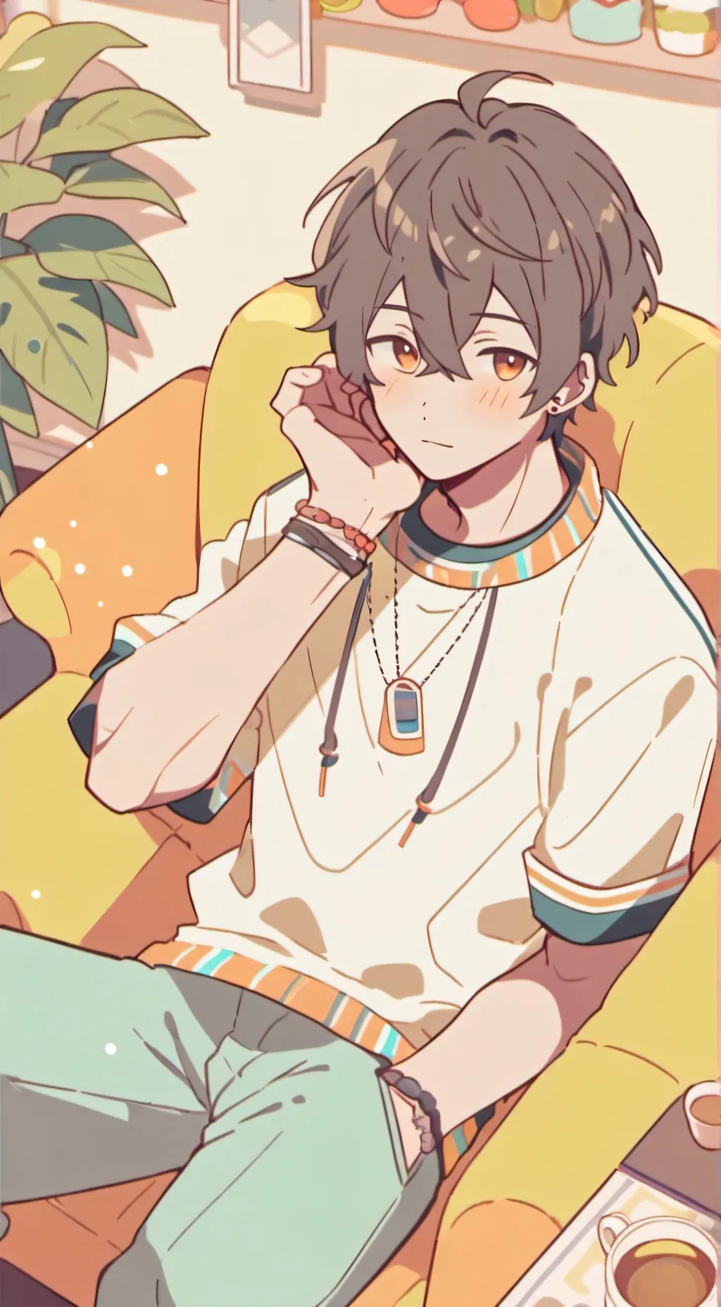 ai character: Lin  background