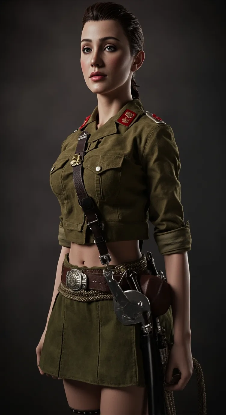 ai character: alemana chavista background